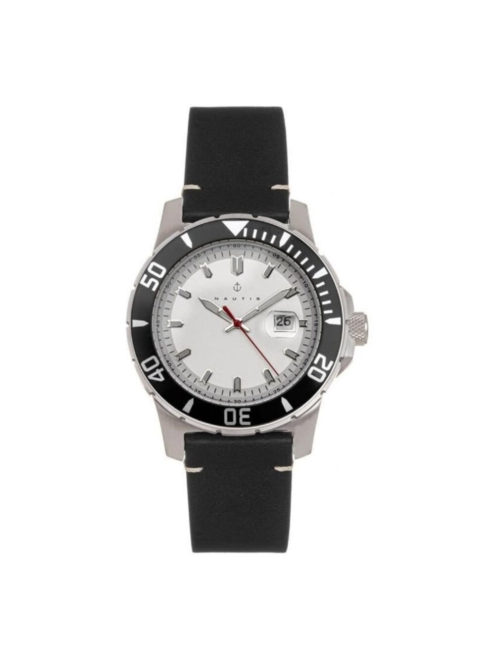 NWT Nautis Dive Pro 200 Quartz White Dial Men's Watch